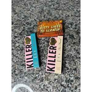 New Too Faced Makeup Lot Killer Liner Turquoise Cashmere Kitty Likes to Scratch